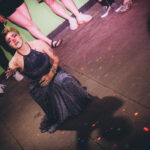 Fayetteville non binary drag artist Emerald Haze performing a number from Les Miserables "empty tables and empty chairs" mixed with "do you hear the people sing" at Taylor Madison Monroe's weekly Sunday Showcase at Club C4 in Fayetteville, Arkansas,