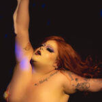 Little Rock Lesbian Drag Queen Stormey Weather performs at her bimonthly Drag show Titties and Queers in the Capitol of Drag in Little Rock Arkansas at Club Sway