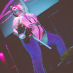 Hot Springs Drag Queen Tatum Totts performs at Stormey Weathers bimonthly Drag show Titties and Queers in the Capitol of Drag in Little Rock Arkansas at Club Sway